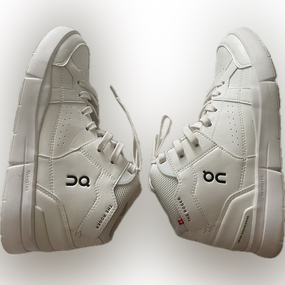 ON CLOUD s7.5 THE ROGER CLUBHOUSE WHITE SNEAKERS